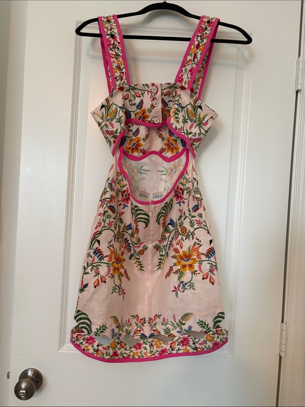 NWT Farm Rio Pink Delicate Forest Mini Dress - Picture 6 of 8